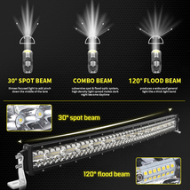ライトバー ジムニー JB74 ワークライト シエラ 超高輝度 3層 LED 32インチ ストレートタイプ スズキ_画像3