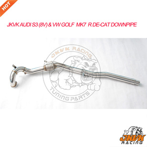  down pipe Volkswagen 5G Golf R made of stainless steel DWK company manufactured 