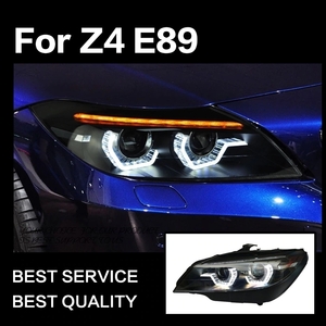 ヘッドライト BMW E89 Z4 LED シーケンシャルウィンカー クリア AOKEDING