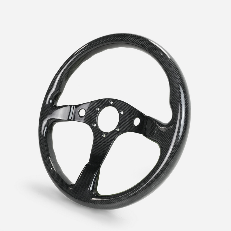 ステアリング 86 ZN6 CFRP ドライカーボン製 ハンドル 340mm フラットOAタイプ 艶あり トヨタ EPR