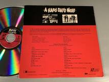 LD(レーザー 輸入盤)■ビートルズ THE BEATLES／A HARD DAYS NIGHT■良好品！_画像2