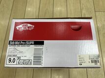 Supreme シュプリーム 18SS Vans Crocodile Corduroy SK-8 Mid ヴァンズクロコダイルコーデイロイSK-8ミドルスニーカーラスト_画像10