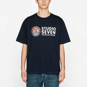 ヘビーウェイトビッグT(半袖)STUDIO SEVEN Navy L 新品 完売 レア