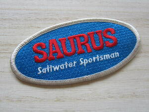 ザウルス SAURUS ソルトウォーター Saltwater Sportsman ロゴ 青 ブルー ワッペン/釣り バス釣り 海釣り ライフジャケット キャップ 06