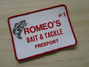 ROMEO'S BAIT&TACKLE タックル 釣具店 ショップ バス 魚 プリント ワッペン/釣り キャップ ビンテージ ② 07