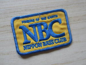 NBC 日本バスクラブ ワッペン/釣り バス釣り ライフジャケット キャップ バッグ カスタム ① 10