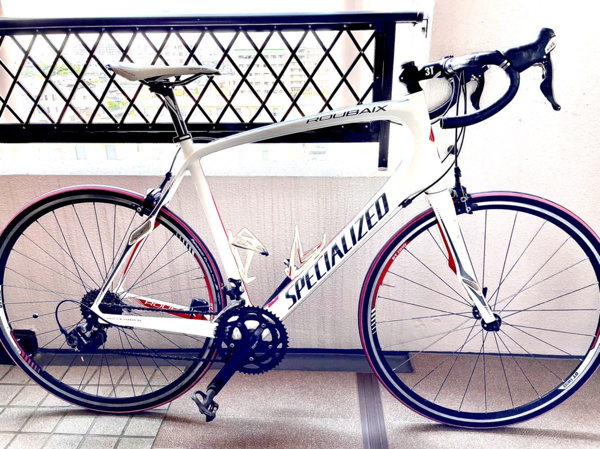 パーツ取り・ジャンク】SPECIALIZED roubaix PRO ロードバイク スペシャライズド ルーベ プロ ULTEGRA/105 コンポ △ 65D34-1 ロードバイク ロードバイク スペシャライズド RUBY SPORT Tiagra 105MIX 2013 中古