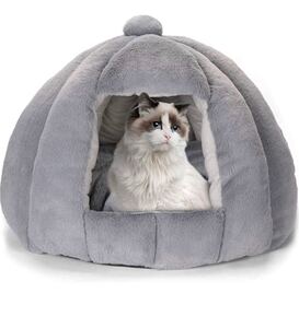猫ハウス 猫用ベッド 犬 小動物ドーム型ベッド ペットベッド ペットクッション