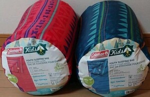 2つ 新品 Coleman(コールマン)寝袋 キッズ