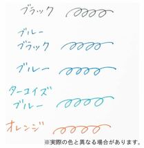 5色セットX2 ボールペン ぺんてる ゲルインキボールペン エナージェル インフリー 0.5mm 新品 カラーペン 黒青橙緑紺_画像4