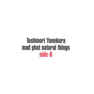 米倉利紀 / mad phat natural things side-B（歌詞カードなし）　CD