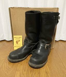 [WESCO] BOSS PT91 старый Logo steel tu кожа engineer boots 6E черный Vintage Wesco 