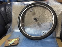 ≪34386≫　パス 電動自転車 MIRA PA26M (X972) 　フロントホイール　２６インチ　②_画像3