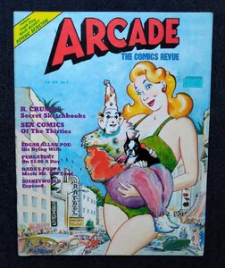 ロバート・クラム 1976年 Arcade 最終号 B.Kliban/ロバート・ウィリアムズ Robert Williams/Art Spiegelmanアンダーグラウンド・コミックス