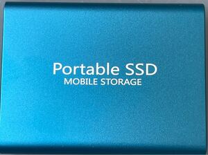 外付けSSD ポータブルSSD(Color 4TB, Size : Blue)
