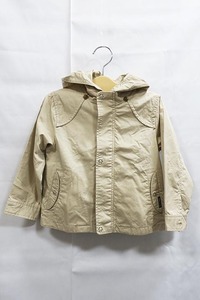 [ used ]COMME CA ISM Comme Ca Ism child clothes man with a hood . Parker beige 110A