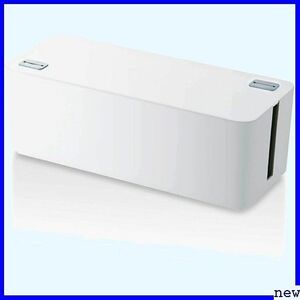 新品送料無料◎ エレコム EKC-BOX001WH ホワイト 6個口電源タップ ケー ケーブルボックス ケーブル収納ボックス 38