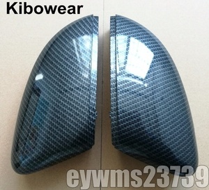  profit!Kibowear vw Polo 6R 6C side door wing cover exchange cap carbon look Fit Volkswagen 