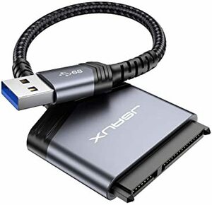 グレー JSAUX SATA USB変換アダプター 2.5インチSSD /HDD用 SATA3 ケーブル コンバーター 5Gbp