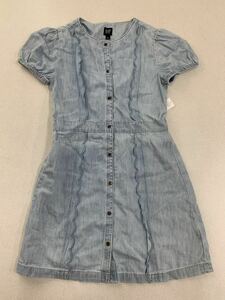 *GAP* новый товар *160* Dungaree * Denim цвет * платье -s* популярный стандартный *2-1