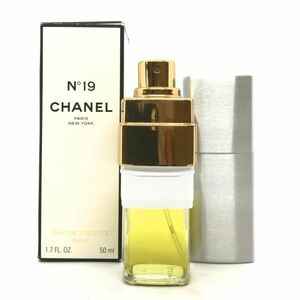 CHANEL シャネル No.19 EDT 50ml ☆残量たっぷり9割　送料350円