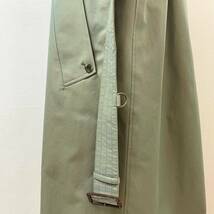 希少《 Mint Condition(Dead) / 緑玉虫 》70s 80s 超極上品【 AQUASCUTUM ビンテージ 玉虫 綿100% トレンチコート 42SHORT 52 英国製 】_画像6