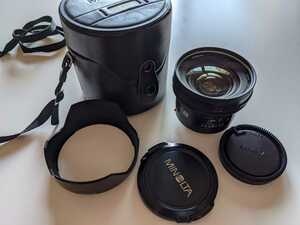  case attaching!MINOLTA Minolta AF 20mm 1:2.8 (22) single burnt point wide-angle lens? used single‐lens reflex popular 