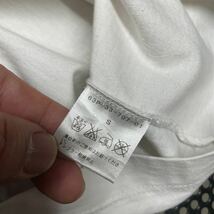 UEG × FILIP PAGOWSKI 半袖 Tシャツ 使用感のあるくすんだ白 首周り伸び 三陽商会 ポーランド製 （洗濯済み_画像9