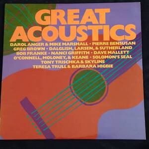 &#34;GREAT ACOUSTICS&#34; ＊Philo Records Compilation＊ Darol Anger,Mike marshall,Nanci Griffith,Tony Trischka&Skyline