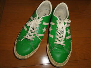 ◇ コンバース CONVERSE ワンスター ONE STAR オールスター ALL STAR グリーン／ホワイト USED ◇