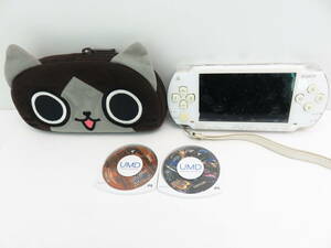 ☆PSP プレイステーション 本体 PSP1000シリーズ ゲーム機 ソフト 2点 モンスターハンターポータブル ゲーム ポータブル ジャンク品