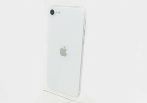 ◇美品【Apple アップル】iPhone SE 第2世代 128GB 国内版SIMフリー MHGU3J/A ホワイト
