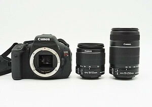 ◇【Canon キヤノン】EOS KISS X5 ダブルズームキット デジタル一眼カメラ