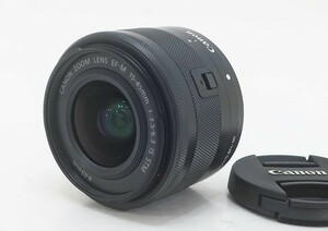 ◇美品【Canon キヤノン】EF-M 15-45mm F3.5-6.3 IS STM 一眼カメラ用レンズ グラファイト