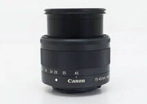 ◇美品【Canon キヤノン】EF-M 15-45mm F3.5-6.3 IS STM 一眼カメラ用レンズ グラファイト_画像2