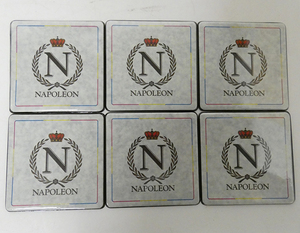 ■NAPOLEON ナポレオン コースター 6枚セット 美品