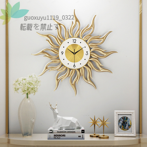特売！人気美品 ヨーロッパ式　応接間　壁掛け時計　静音　飾り物　壁掛け時計　創意　ファクション　簡約　復古　豪華 時計 北欧