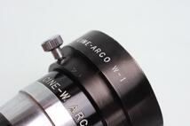 ※ 明るい 大口径 アルコ Dマウント 1/4 inch 6.5mm f1.8 W-1 金属フード付 Arco aa0677_画像8