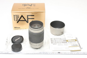 ※ 軽量 ニコン AF-G 70-300mm f4-5.6G マクロ付 シルバー U0037