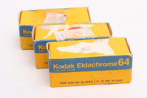 * new goods time limit cut ko Duck unused goods ko Duck film ER127 Ektachrome64 3ps.@ color poji film 127 H0678-12