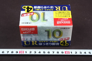 ※ 新品 定型外郵便 4本 マクセル Maxell UR10 カセットテープ ノーマル10分 4955