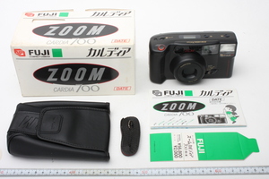 ※ 展示品 FUJICA フジカ FUJIFILM 富士フィルム　FUJI ZOOM CARDIA 700 DATE ズームカルディア700デイト 付属品有 ストラップ 箱付 4329