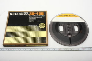 ※ 新品 長期保管品 不明 maxell マクセル UD sound recording tape オープンリールテープ 35-45B 35micron 275m 箱付　4993