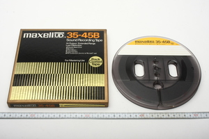 ※ 新品不明 maxell マクセル UD sound recording tape オープンリールテープ 35-45B 35micron 275m 箱付　4992
