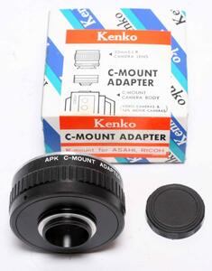 * new goods unknown C mount adaptor kenko Pentax K mount Ricoh xr PK Kenko aa2895