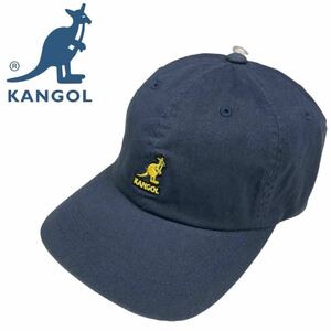 ☆正規品新品☆KANGOL WASHED BASEBALL カンゴール キャップ 帽子 ウォシュド ベースボール K5165HT ワンサイズ ローキャップ ネイビー