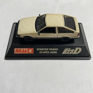 REAL-X 頭文字D スプリンタートレノ GT-APEX（AE86） ミニカー 藤原とうふ店