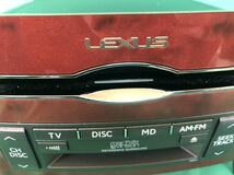 MQ338 中古 レクサス LEXUS USF40 LS460 平成18年12月 純正 PIONEER DVDチェンジャー 86120-50E90-2 オーディオ 木目調 動作保証_画像10