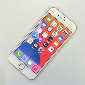 【中古】SIMフリー iPhone 8 64GB ゴールド 利用制限〇 MQ7A2J/A iOS Ver14.7.1 バッテリー最大容量85％ au版 