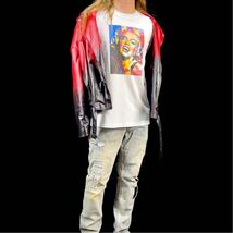 新品 マリリンモンロー 20世紀 セックスシンボル ハリウッド黄金期 映画 ブロンド女優 ポップアート Tシャツ Sサイズ 小さい タイト スリム_画像5